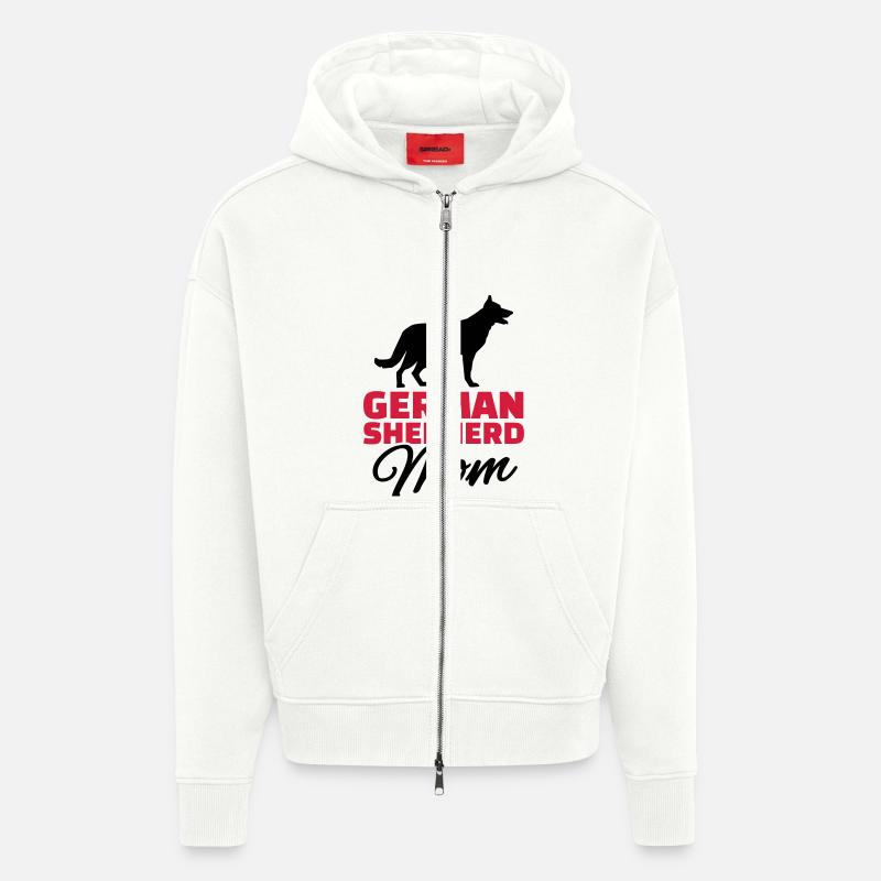 Schäferhund - Zip Hoodie - made by SPREAD - OFF WHITE