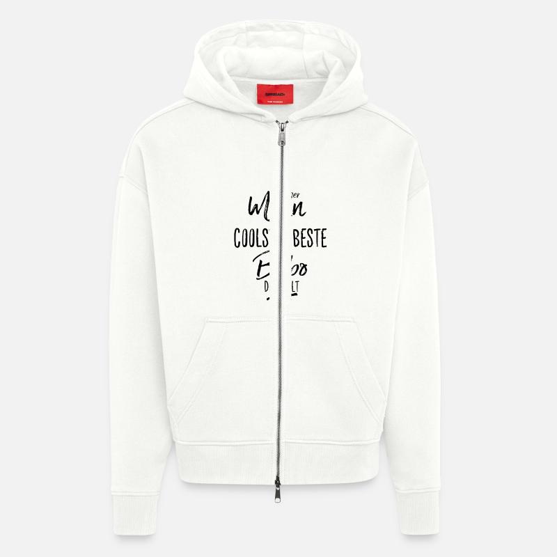 Babo der Beste (s) - Zip Hoodie - made by SPREAD - OFF WHITE