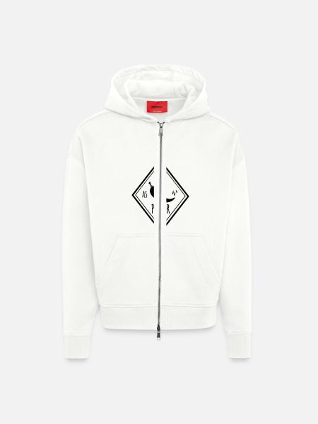 Hot as pepper - Zip Hoodie - made by SPREAD - OFF WHITE