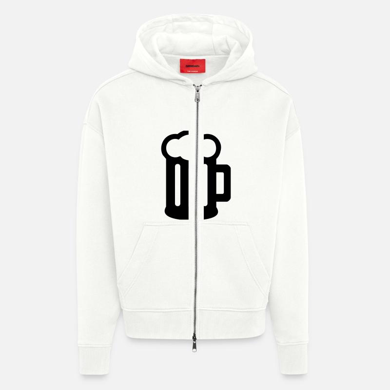 Bier - Zip Hoodie - made by SPREAD - OFF WHITE