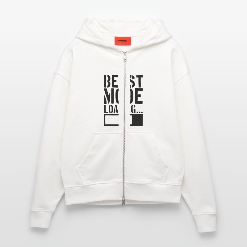 Caution Beast Mode Loading Zip Hoodie - made by SPREAD