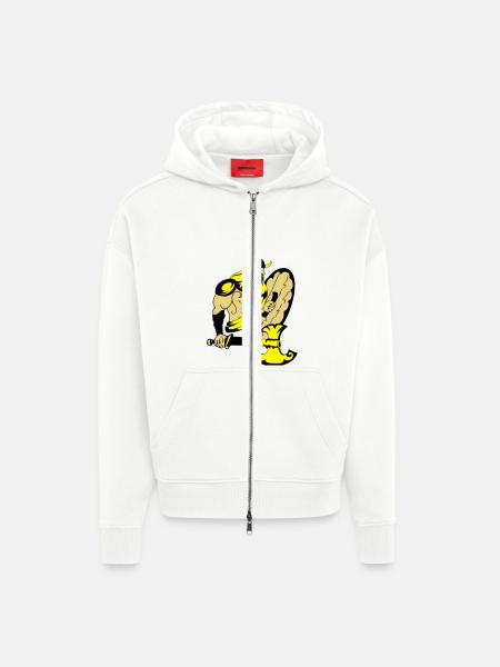wikinger - Zip Hoodie - made by SPREAD - OFF WHITE