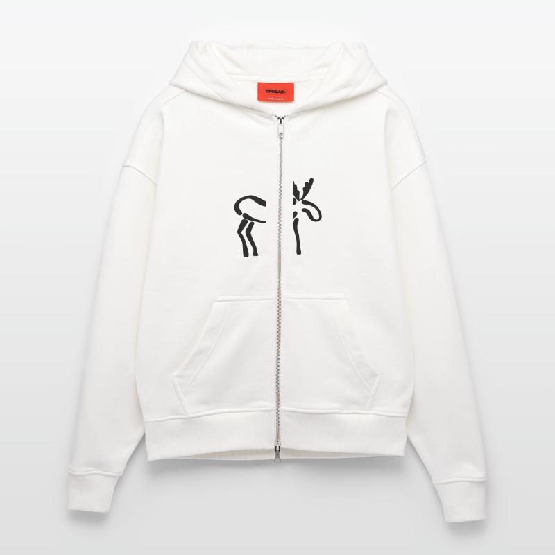 Elch Zip Hoodie - made by SPREAD