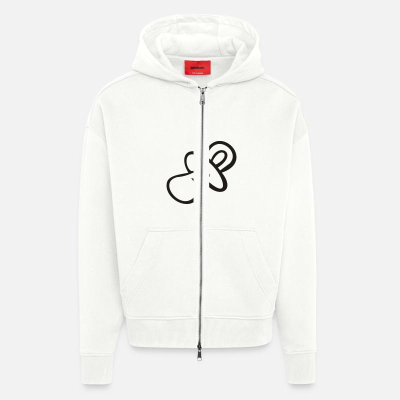Schnuller - Zip Hoodie - made by SPREAD - OFF WHITE