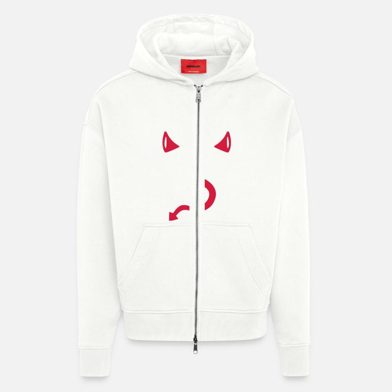 Teufel - Zip Hoodie - made by SPREAD - OFF WHITE