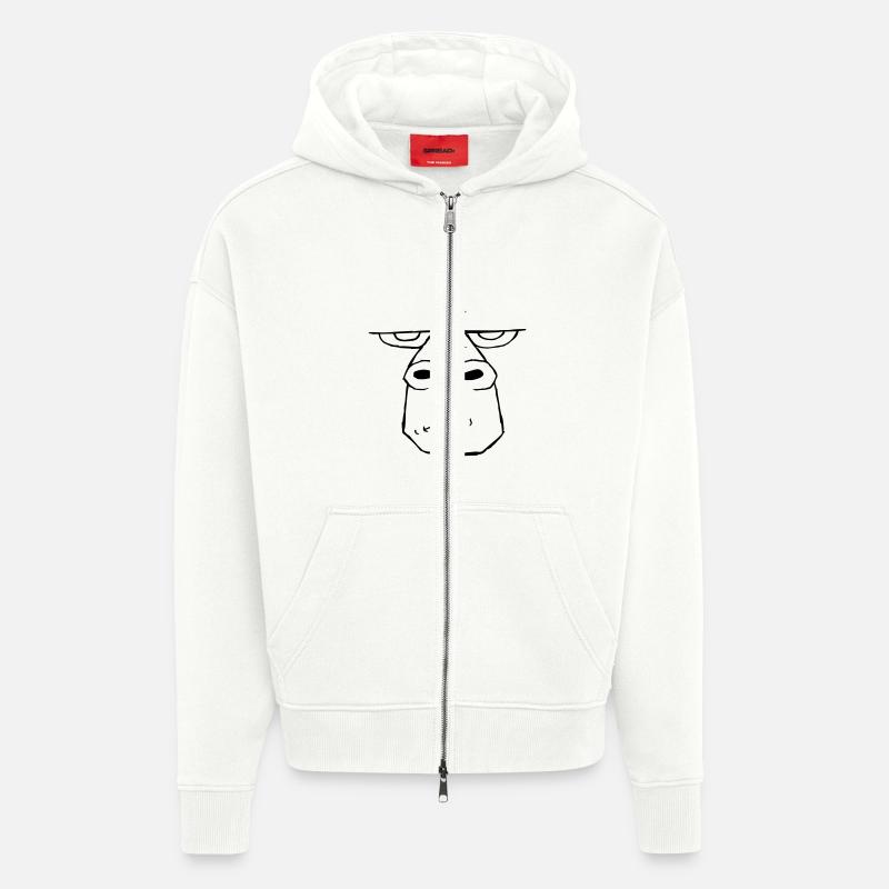 Ape - Zip Hoodie - made by SPREAD - OFF WHITE