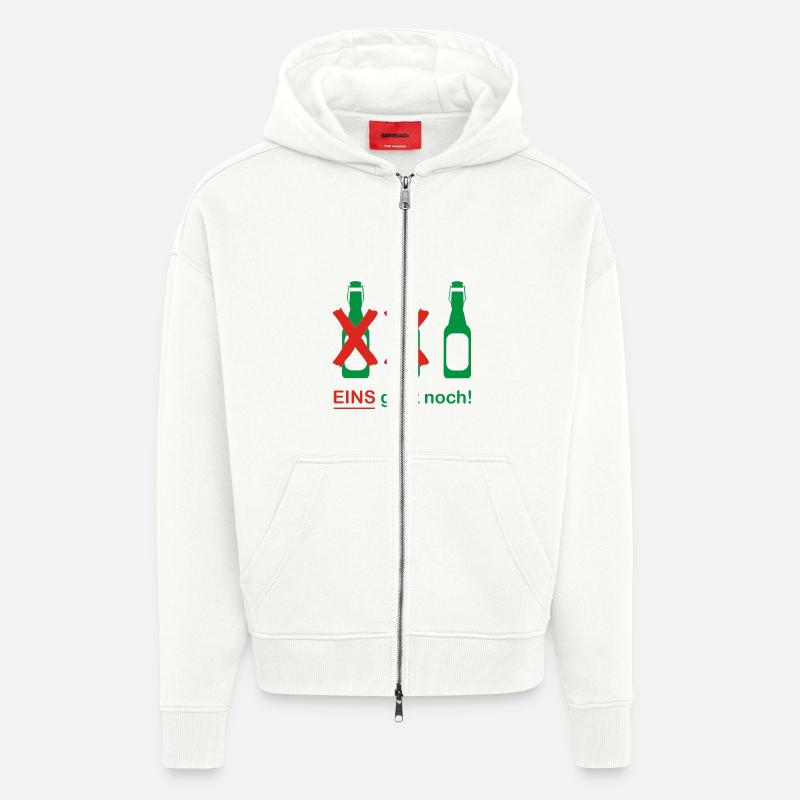 EINS GEHT NOCH - Zip Hoodie - made by SPREAD - OFF WHITE