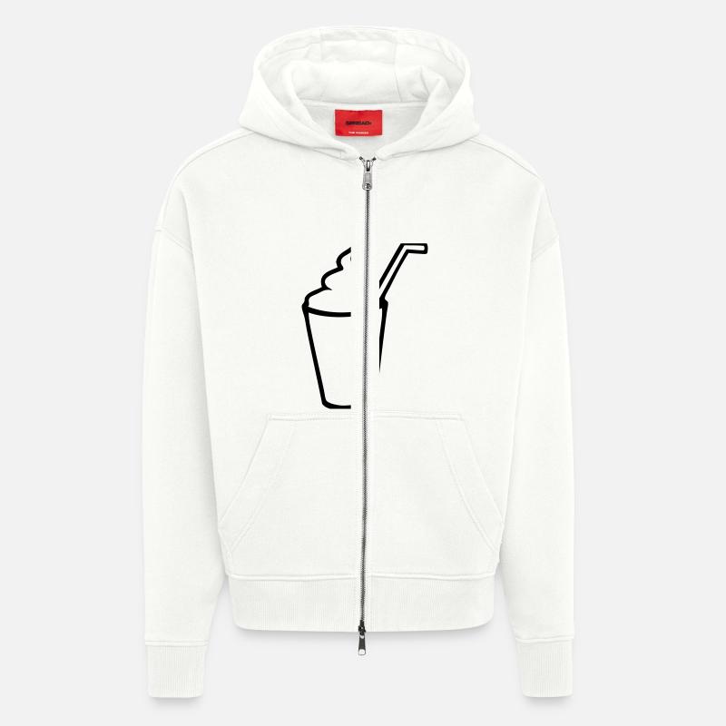 Milchshake - Zip Hoodie - made by SPREAD - OFF WHITE