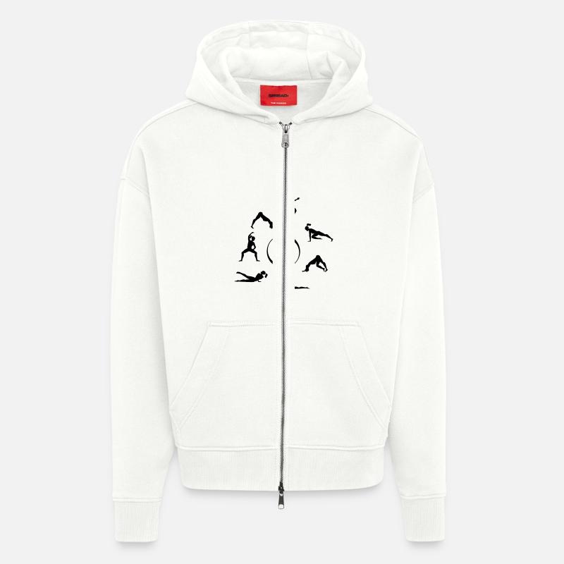 Deepwork - Zip Hoodie - made by SPREAD - OFF WHITE