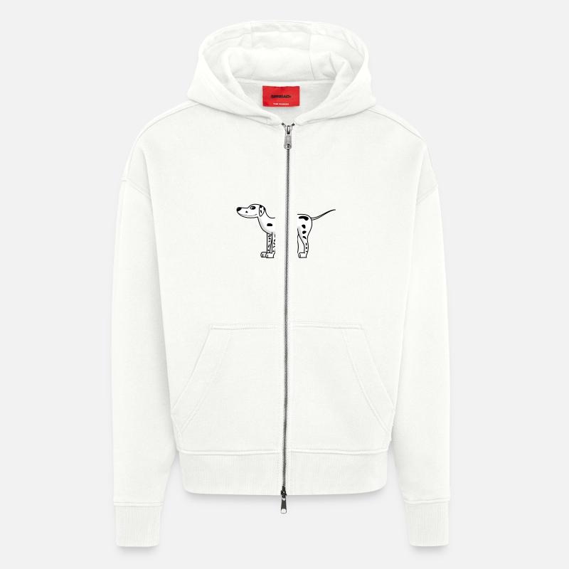 Süßer Dalmatiner - Zip Hoodie - made by SPREAD - OFF WHITE