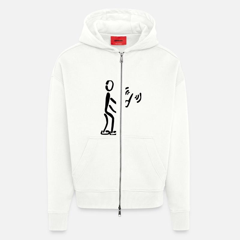 Funkamateur - Zip Hoodie - made by SPREAD - OFF WHITE