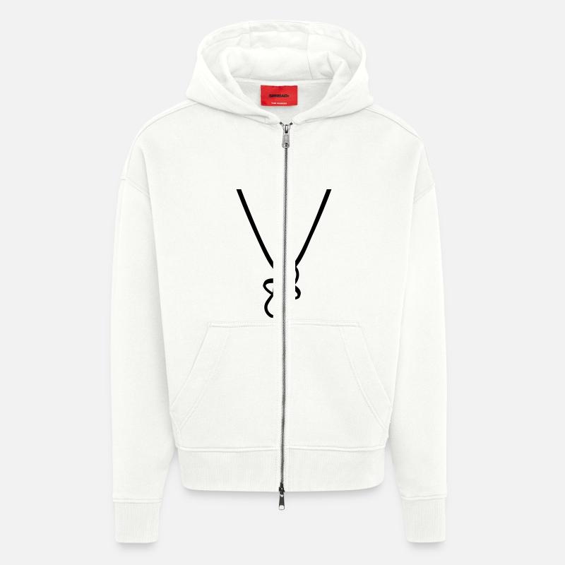 Schnuller - Zip Hoodie - made by SPREAD - OFF WHITE