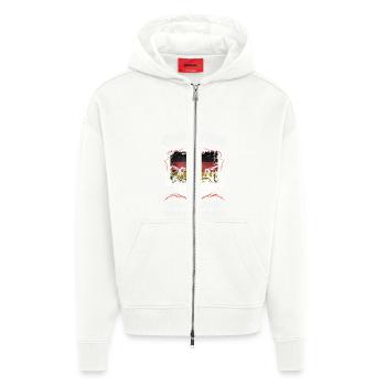 Ostmoped DDR Wer IFA fährt, fährt nie verkehrt VEB - Zip Hoodie - made by SPREAD - OFF WHITE - Vorne