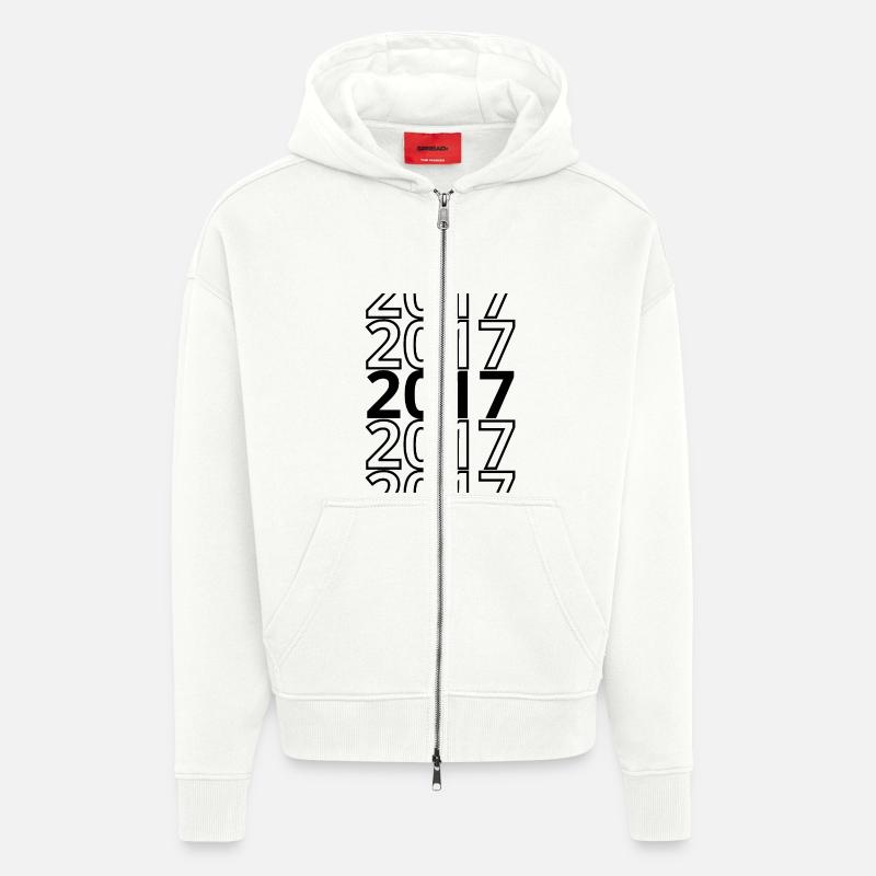 2017 2017 2017 - Veste à capuche bio épaisse oversize fabriqué en UE - OFF WHITE