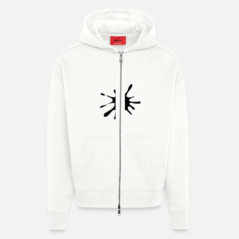 Klecks - Zip Hoodie - made by SPREAD - OFF WHITE