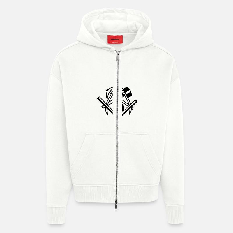 Bildhauer - Zip Hoodie - made by SPREAD - OFF WHITE