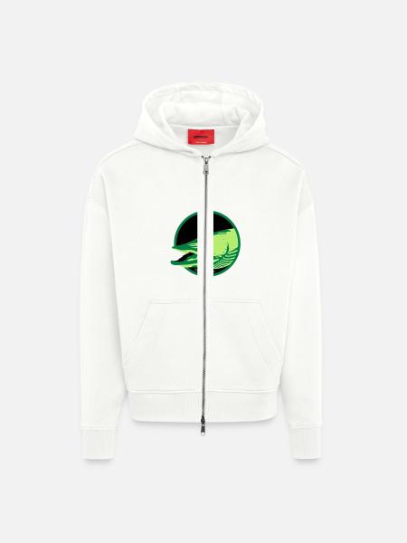 Pike - Zip Hoodie - made by SPREAD - OFF WHITE