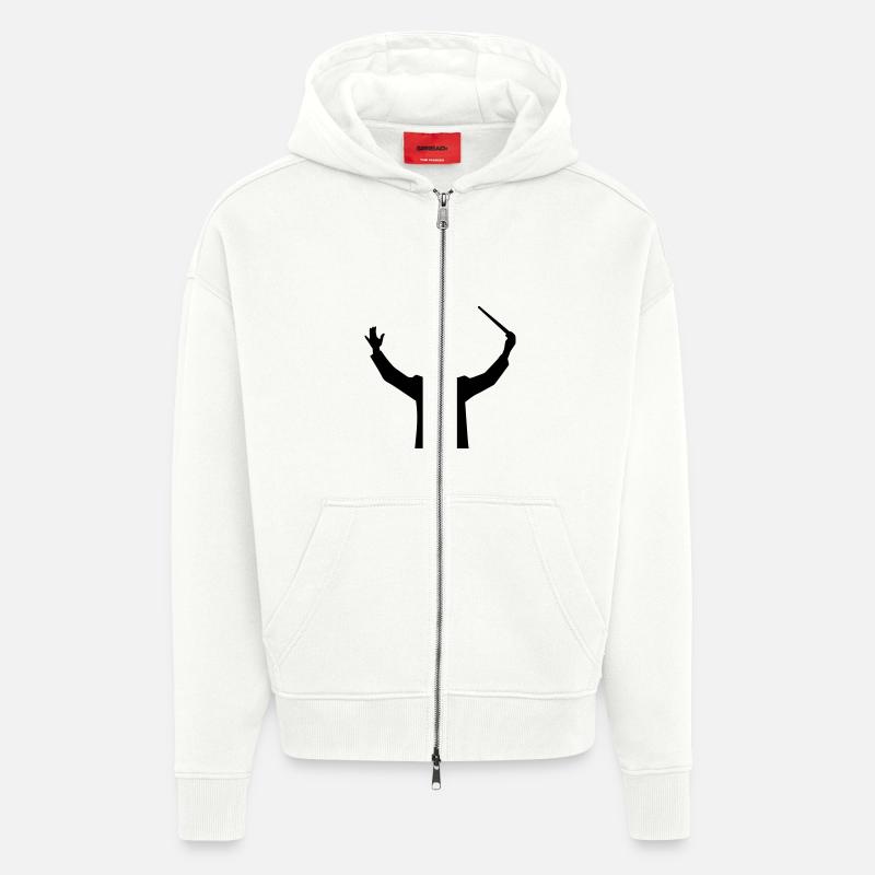 Dirigent - Zip Hoodie - made by SPREAD - OFF WHITE