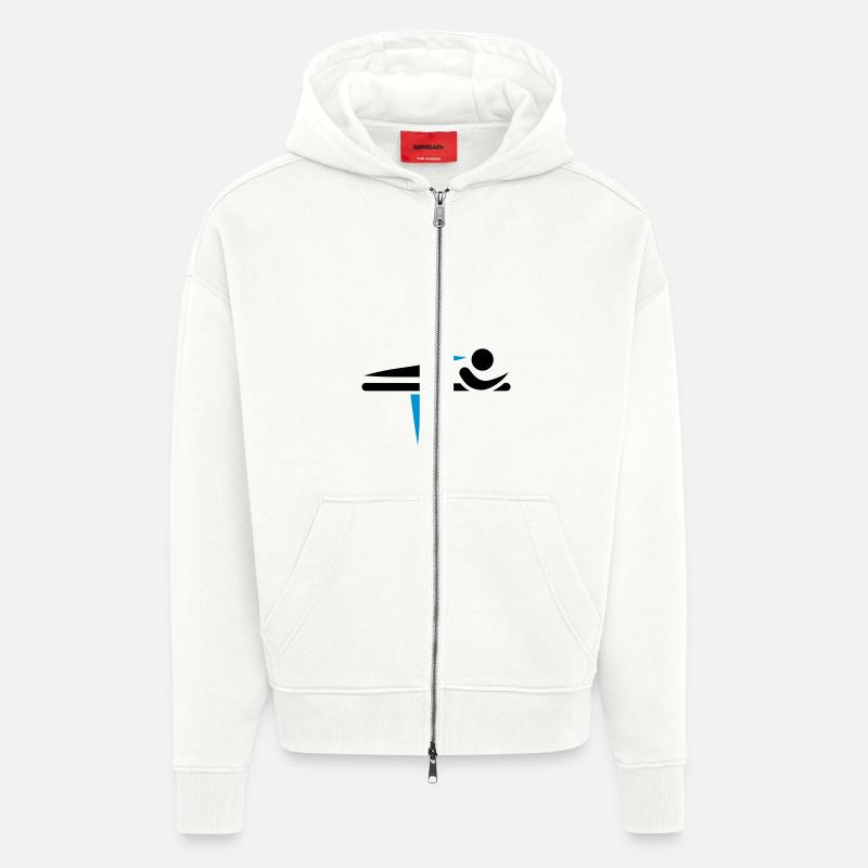 Physiotherapeut - Zip Hoodie - made by SPREAD - OFF WHITE