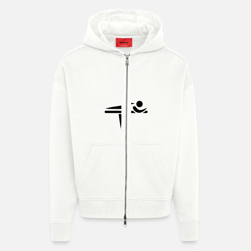 Physiotherapeut - Zip Hoodie - made by SPREAD - OFF WHITE