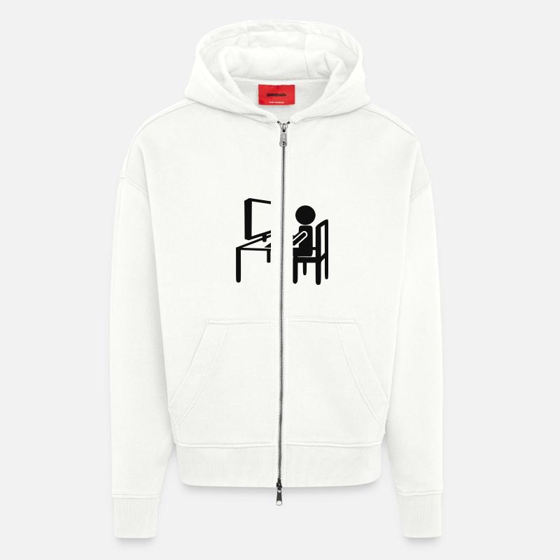 Programmierer - IT - Computer - Zip Hoodie - made by SPREAD - OFF WHITE
