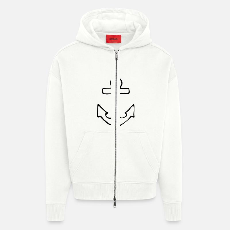 Anker - Zip Hoodie - made by SPREAD - OFF WHITE