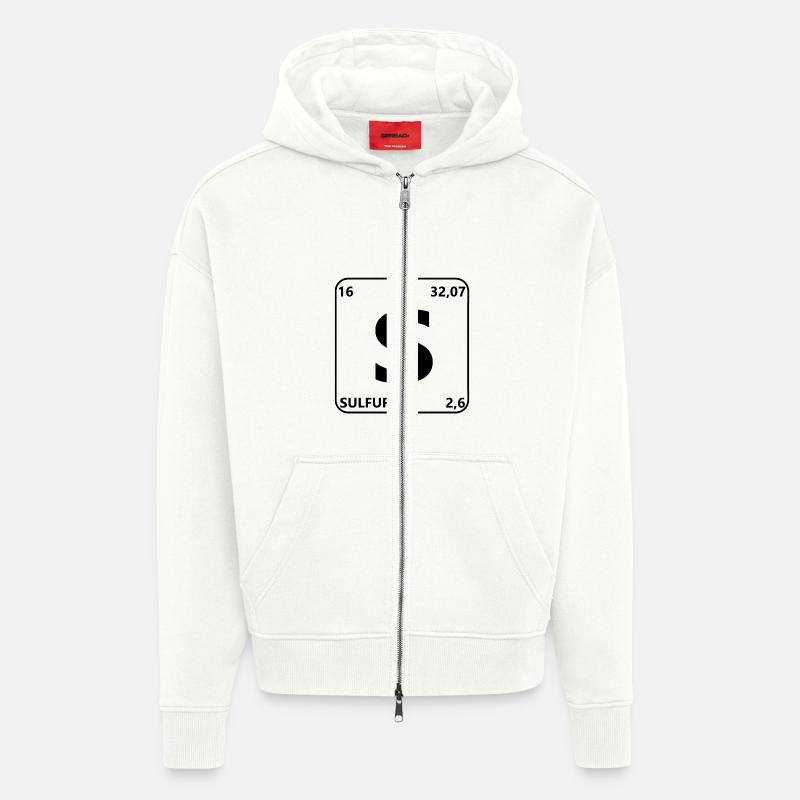Schwefel - Zip Hoodie - made by SPREAD - OFF WHITE