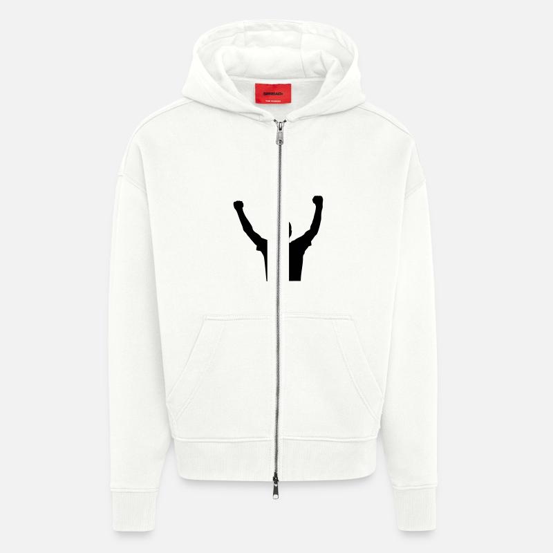 Gewinner - Zip Hoodie - made by SPREAD - OFF WHITE