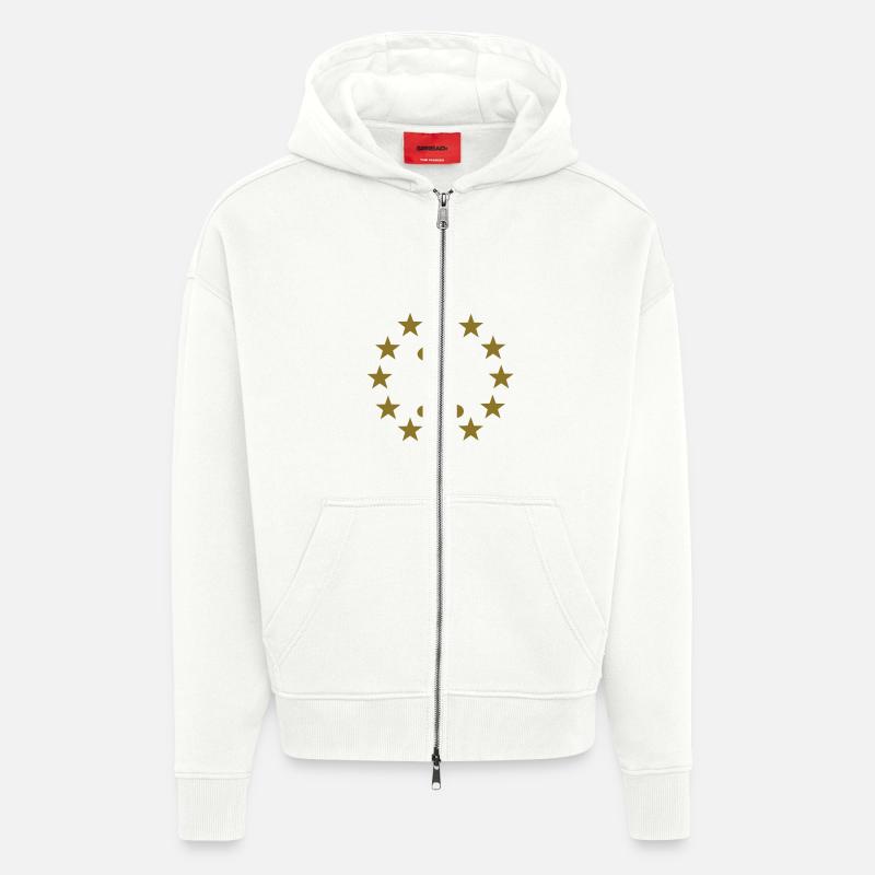 Gewinner - Sieger - 1 - Platz - Zip Hoodie - made by SPREAD - OFF WHITE