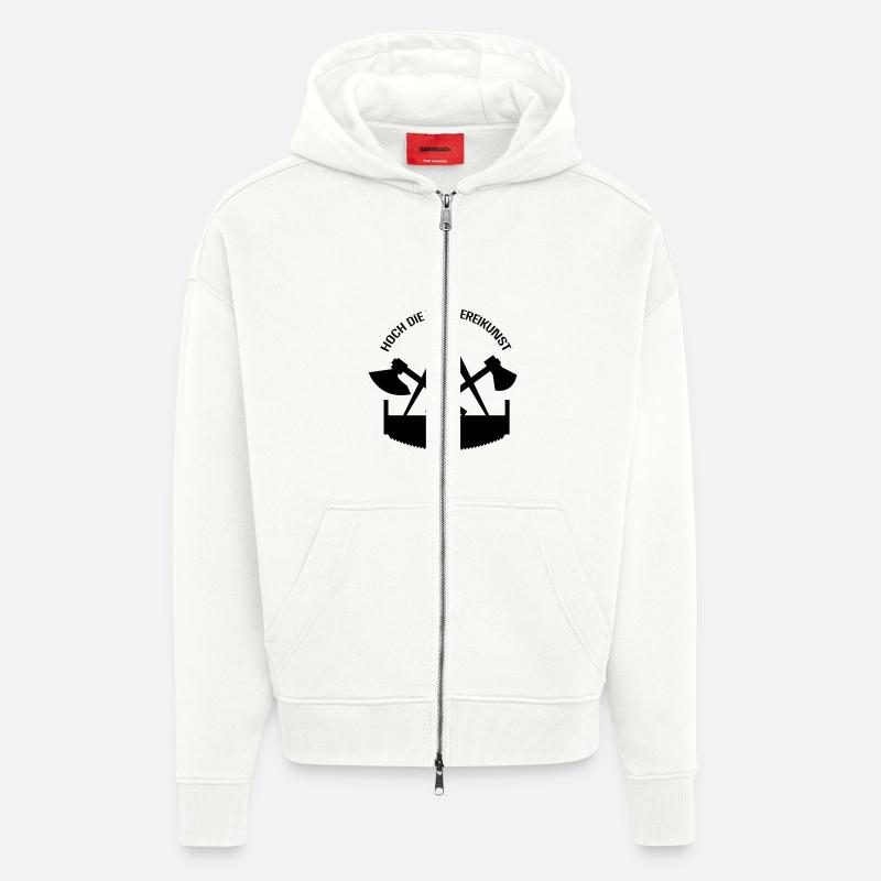 zimmermann - Zip Hoodie - made by SPREAD - OFF WHITE