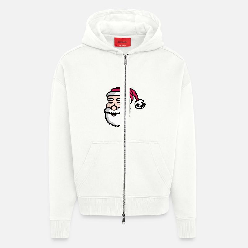 Weihnachtsmann - Zip Hoodie - made by SPREAD - OFF WHITE