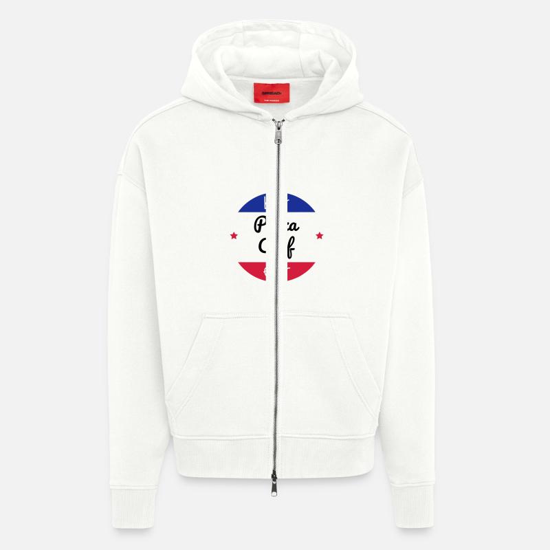 Pizza / Pizzaiolo / Pizza Chef / Pizzachef - Zip Hoodie - made by SPREAD - OFF WHITE