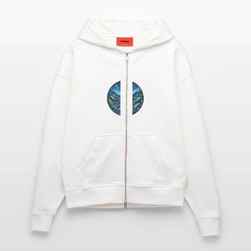 Moon Magic Zip Hoodie - made by SPREAD