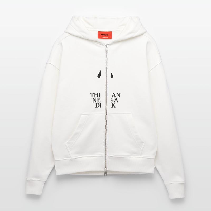 This man needs a drink Zip Hoodie - made by SPREAD