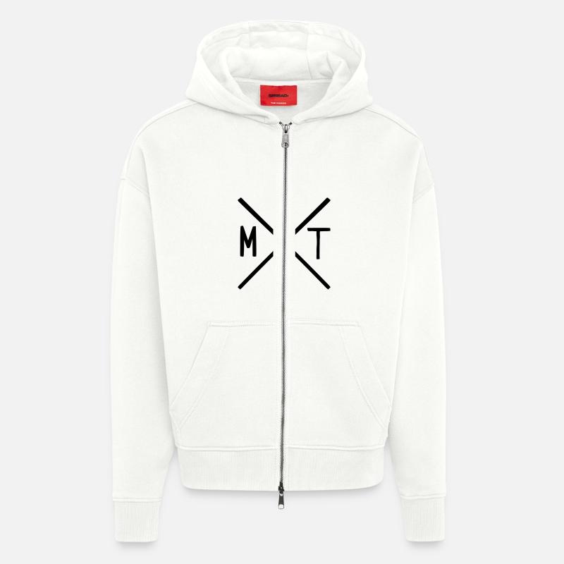 Mathe - Zip Hoodie - made by SPREAD - OFF WHITE