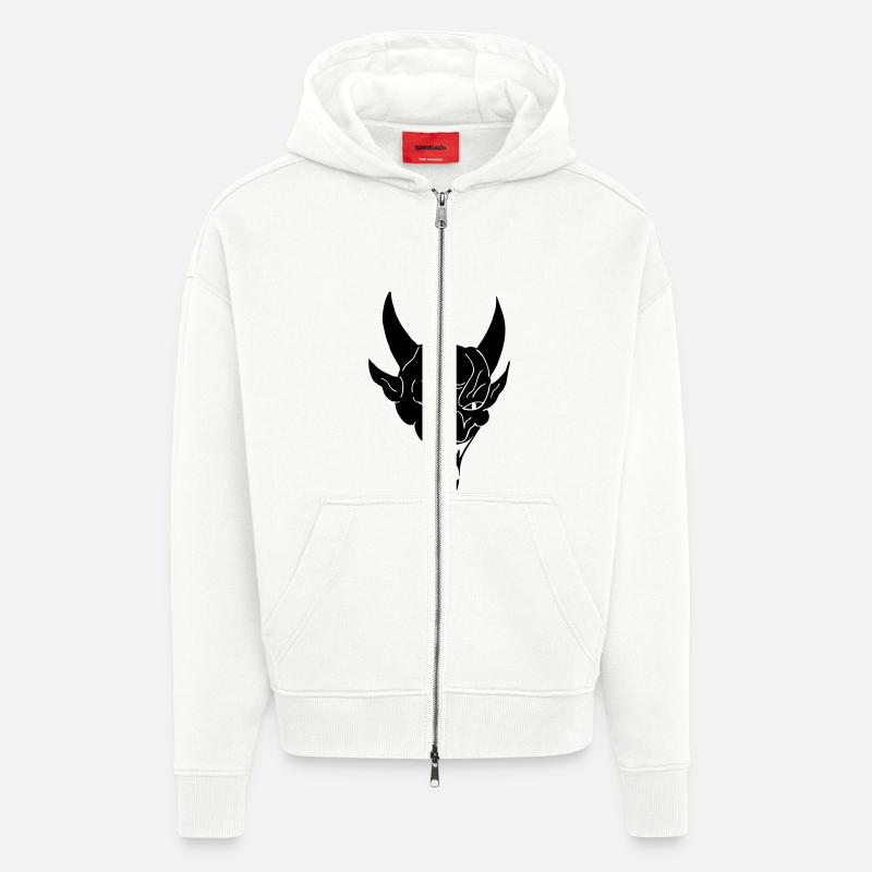 Devil - Zip Hoodie - made by SPREAD - OFF WHITE