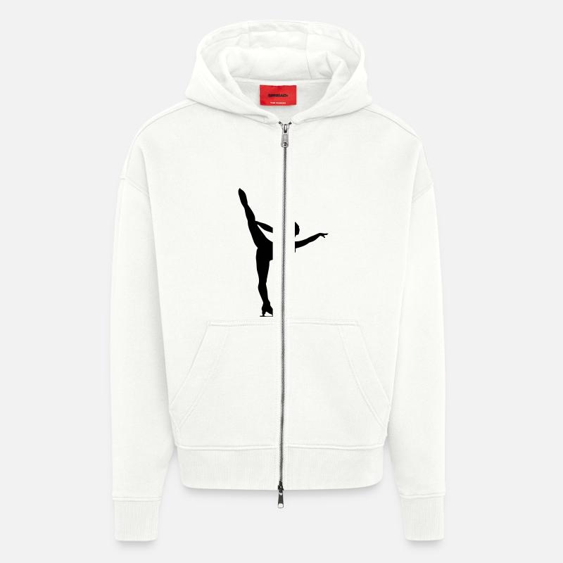 eiskunst_c_1c - Zip Hoodie - made by SPREAD - OFF WHITE