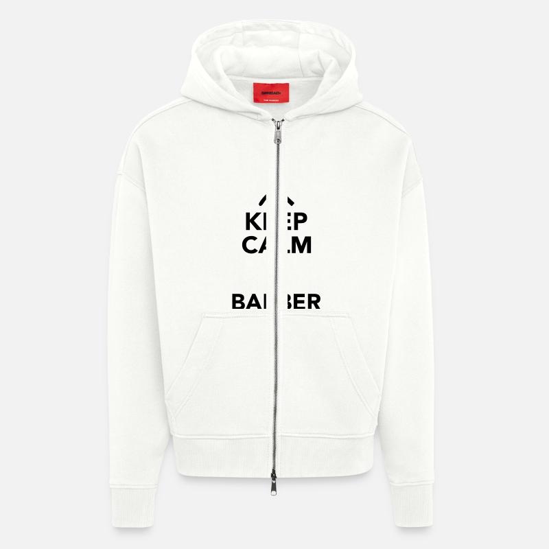 Barbier - Zip Hoodie - made by SPREAD - OFF WHITE