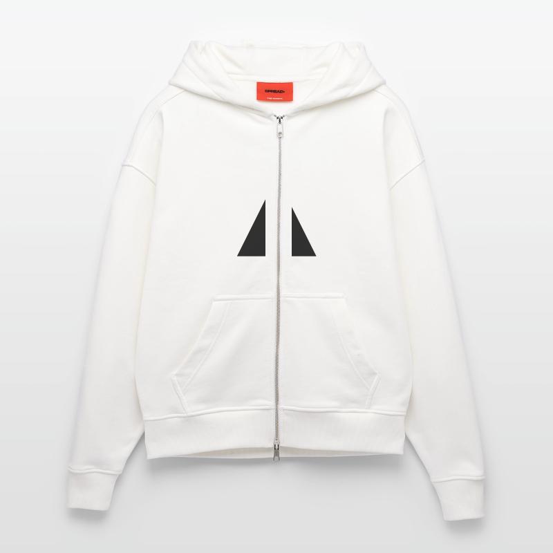 Triangle isosceles triangle geometry corner Zip Hoodie - made by SPREAD