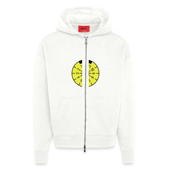 TÜV 1964 - Zip Hoodie - made by SPREAD - OFF WHITE - Vorne