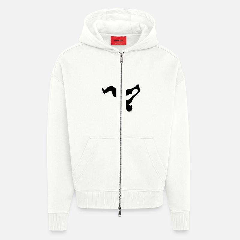 bboy move - Zip Hoodie - made by SPREAD - OFF WHITE