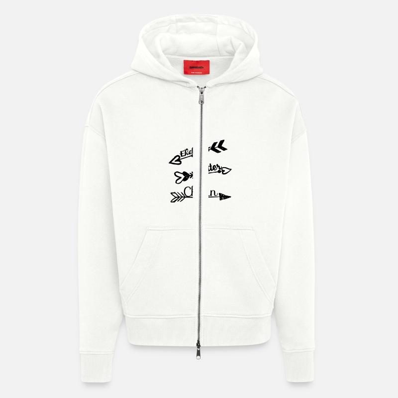 Ehefrau Mutter Chefin - Zip Hoodie - made by SPREAD - OFF WHITE
