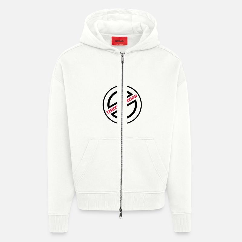 Limited Edition - Stempel - Zip Hoodie - made by SPREAD - OFF WHITE