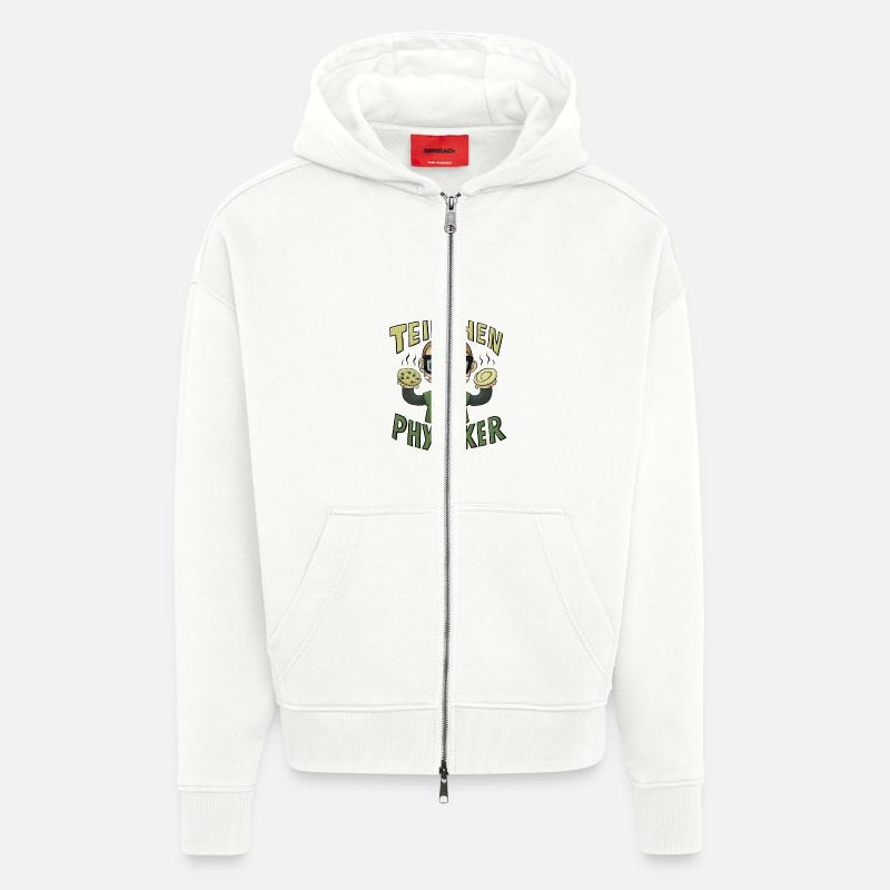 Teilchenphysiker - Zip Hoodie - made by SPREAD - OFF WHITE