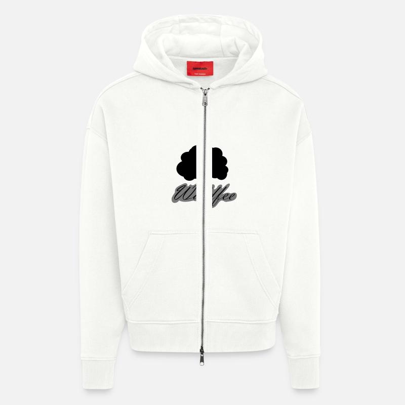 Waldfee wald fee baum 2c - Zip Hoodie - made by SPREAD - OFF WHITE