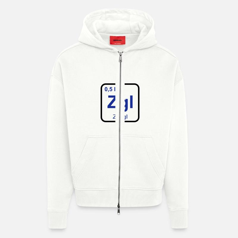 Zoigl Bier - Zip Hoodie - made by SPREAD - OFF WHITE