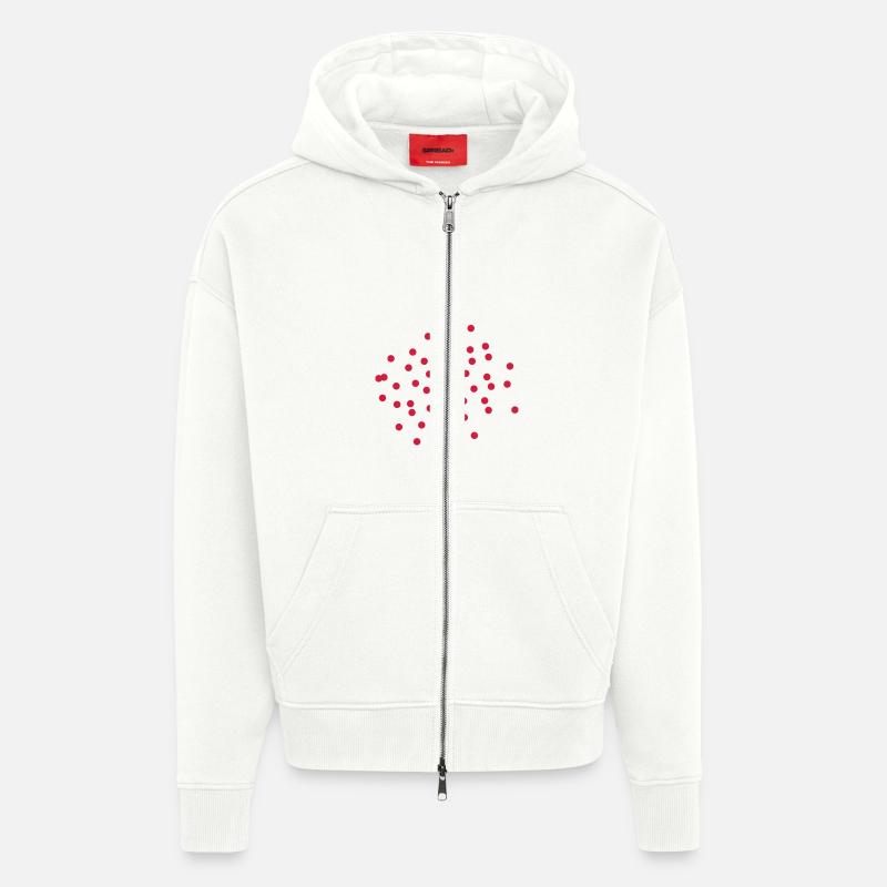 Konfetti - Zip Hoodie - made by SPREAD - OFF WHITE