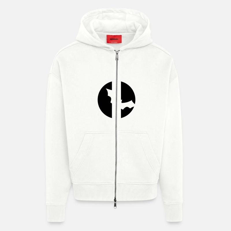 Fledermaus - Zip Hoodie - made by SPREAD - OFF WHITE