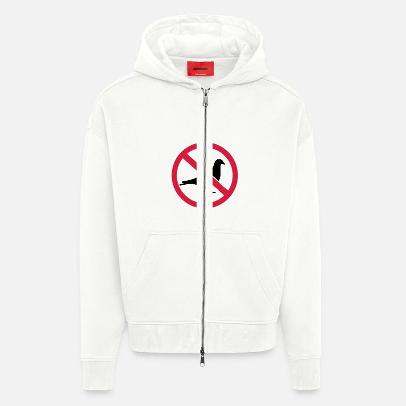 Taube - Zip Hoodie - made by SPREAD - OFF WHITE