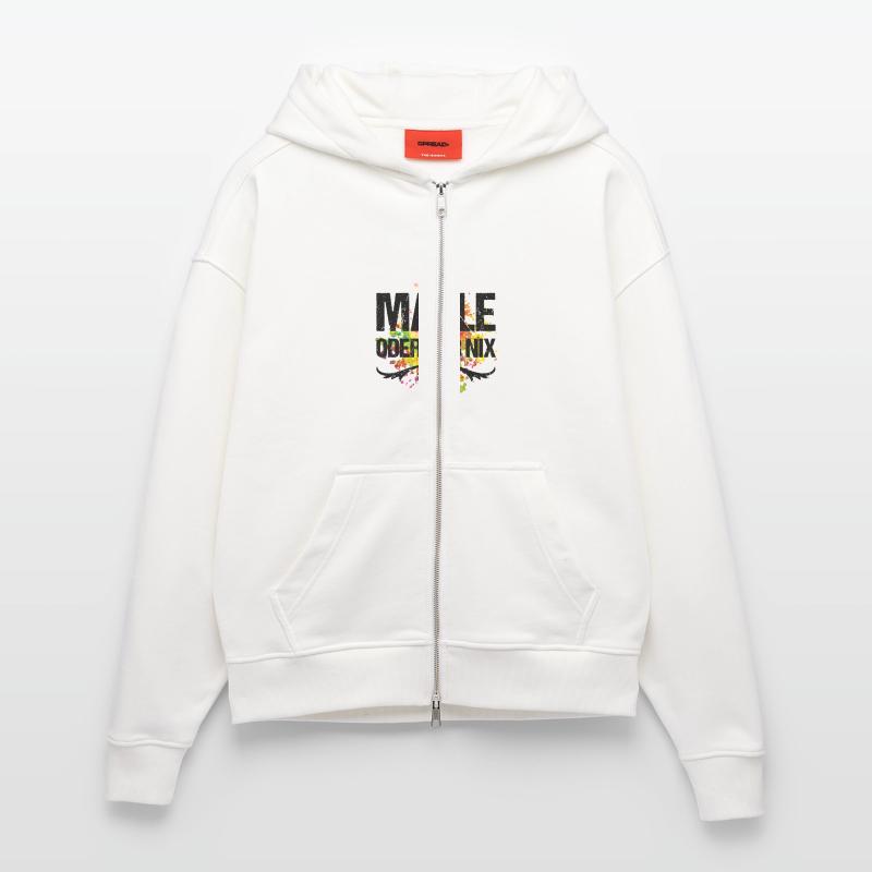 malle oder gar nix farbig Zip Hoodie - made by SPREAD